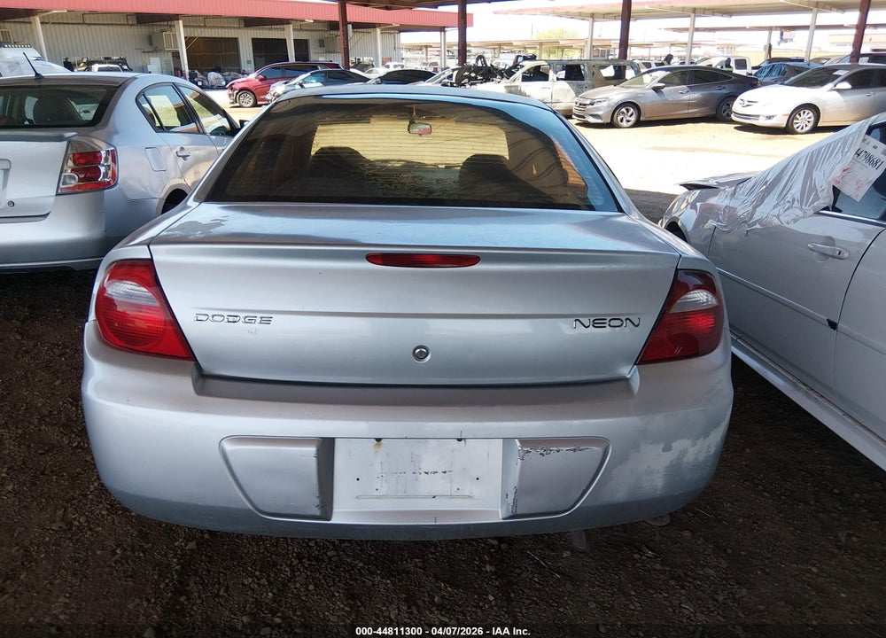 2004 DODGE NEON SE VIN: 1B3ES26C64D635981