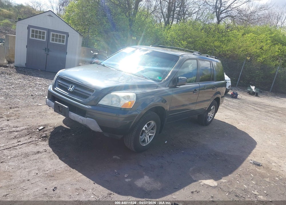 2005 HONDA PILOT EX-L VIN: 5FNYF18605B003117