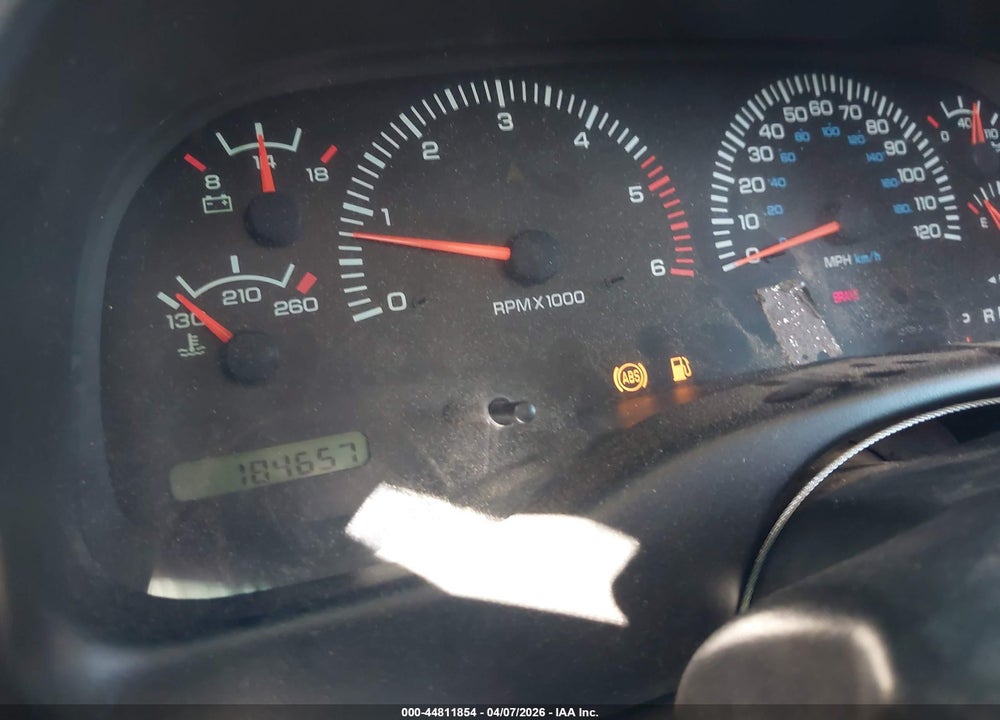 1998 DODGE DAKOTA SLT/SPORT VIN: 1B7GG22Y4WS504248