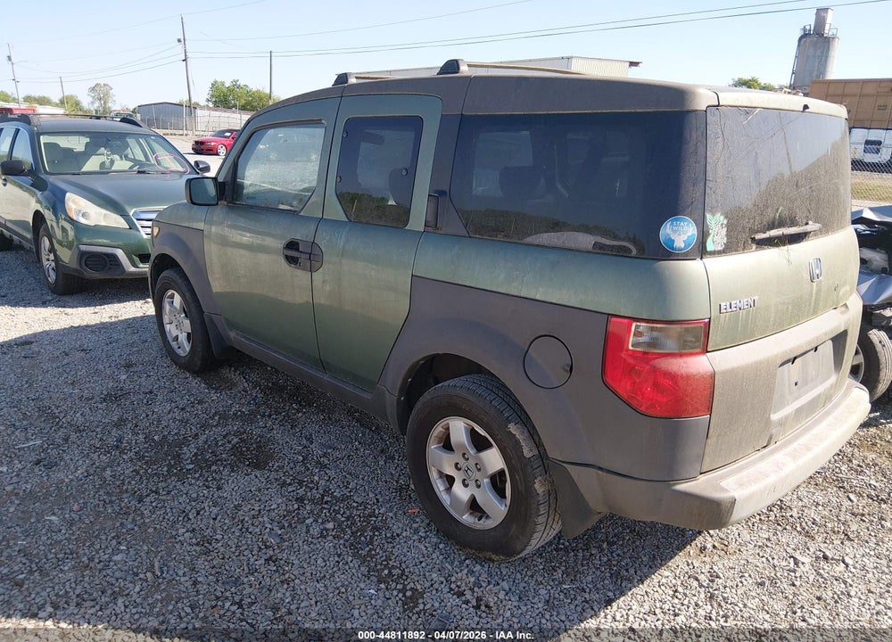 2004 HONDA ELEMENT EX VIN: 5J6YH18684L007514
