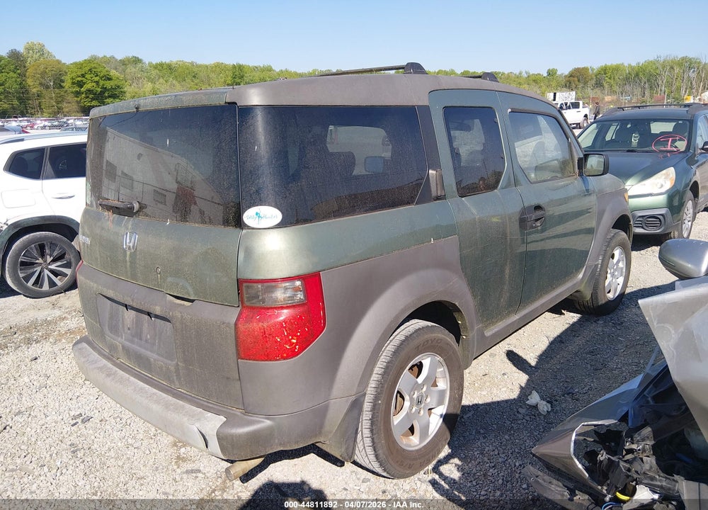 2004 HONDA ELEMENT EX VIN: 5J6YH18684L007514