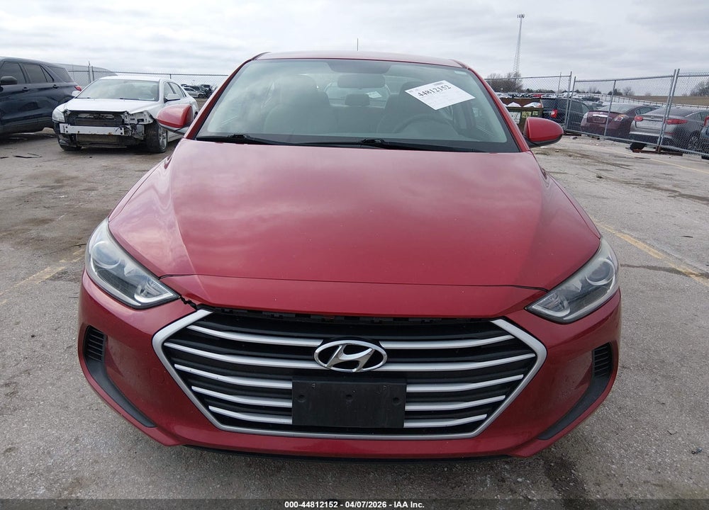2017 HYUNDAI ELANTRA SE VIN: KMHD84LF6HU162412