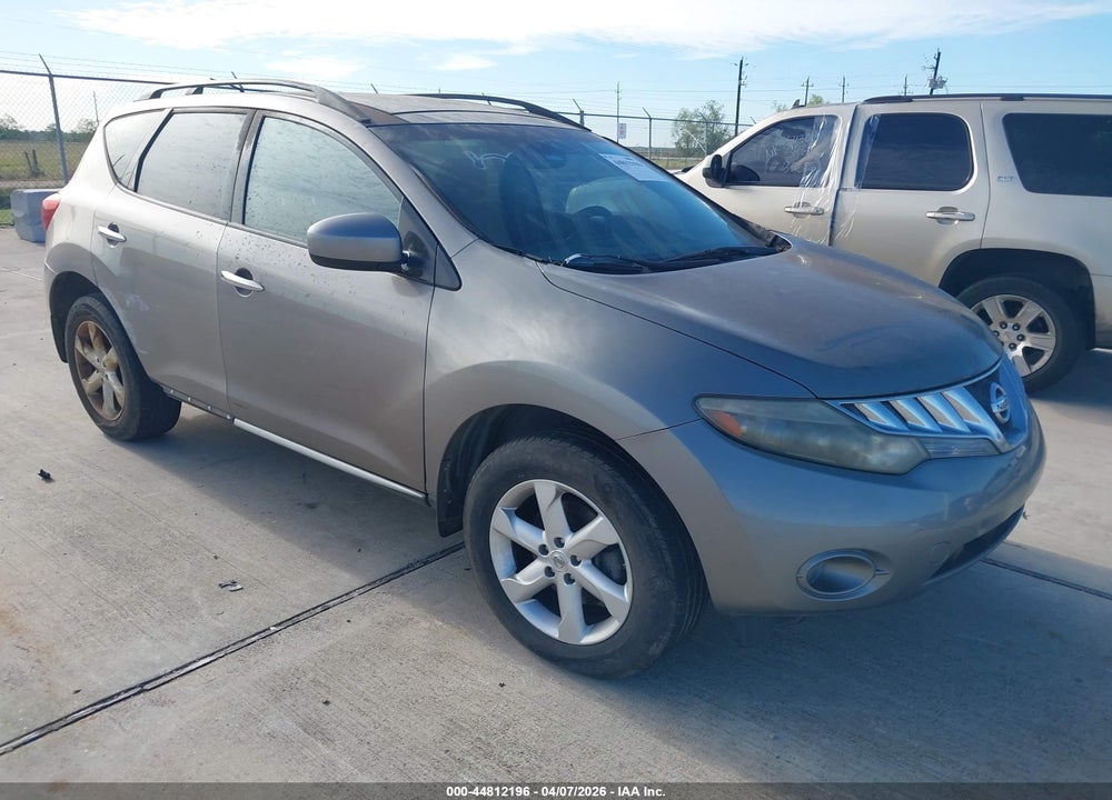 2009 NISSAN MURANO S VIN: JN8AZ18U99W101138