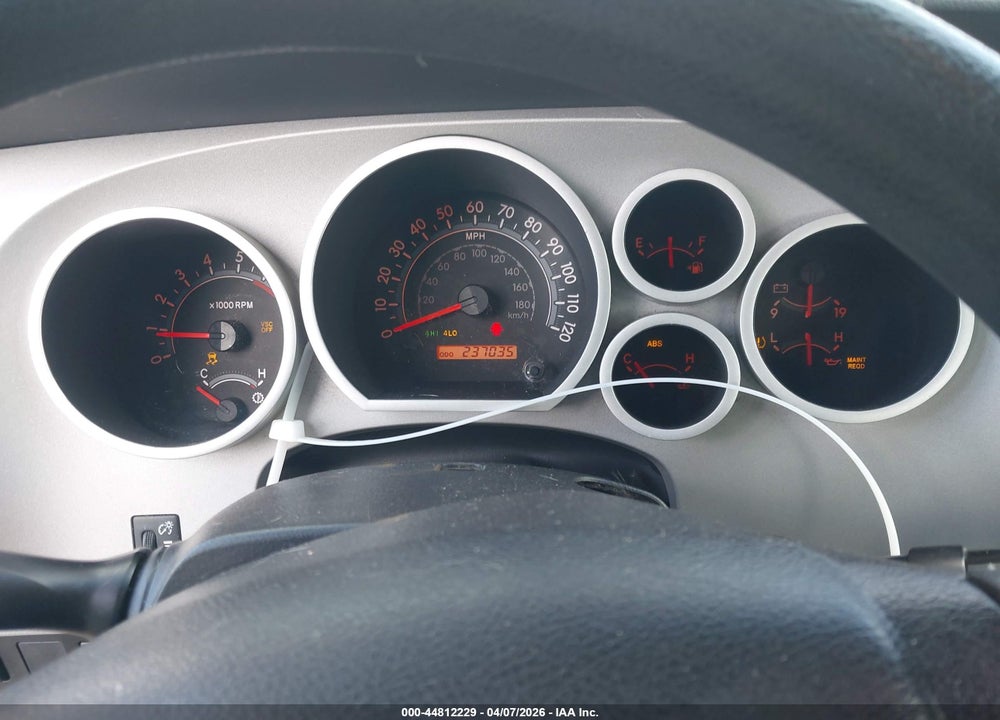 2007 TOYOTA TUNDRA SR5 4.7L V8 VIN: 5TBBT54167S457671