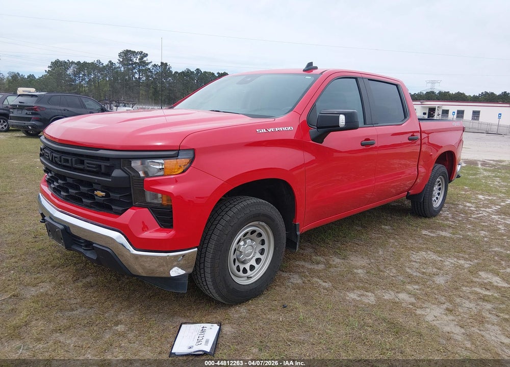 2023 CHEVROLET SILVERADO 1500 4WD  SHORT BED WT VIN: 3GCUDAED1PG211737