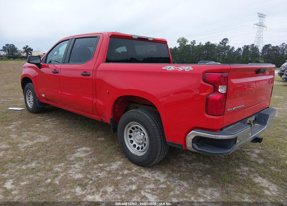 2023 CHEVROLET SILVERADO 1500 4WD  SHORT BED WT VIN: 3GCUDAED1PG211737