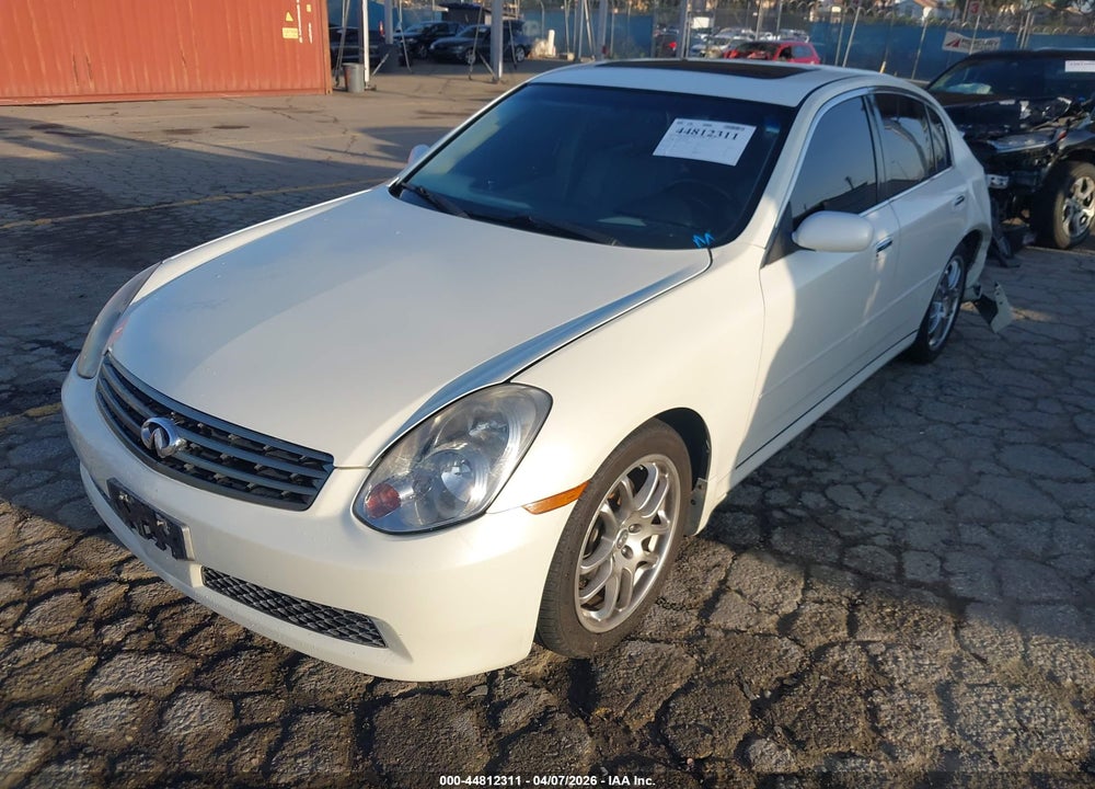 2006 INFINITI G35 VIN: JNKCV51E06M505803