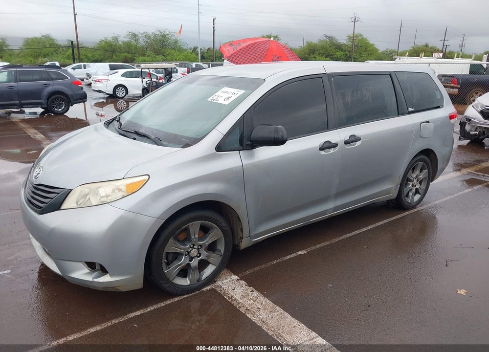 2014 TOYOTA SIENNA L V6 7 PASSENGER VIN: 5TDZK3DC5ES515345