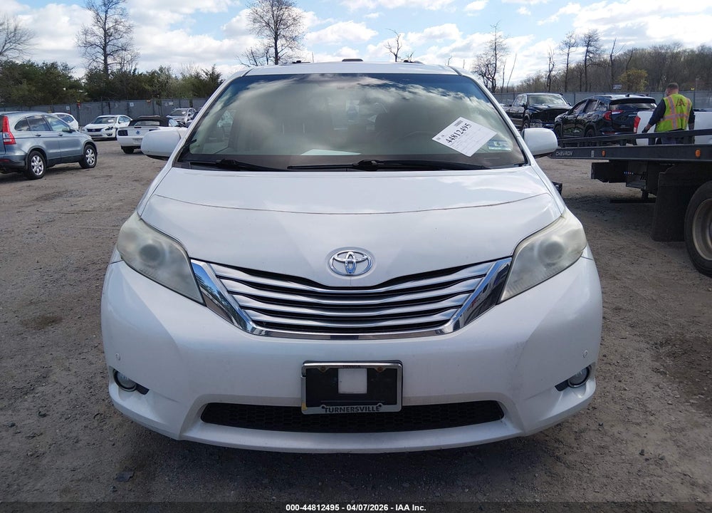 2012 TOYOTA SIENNA LIMITED 7 PASSENGER VIN: 5TDDK3DC1CS031955