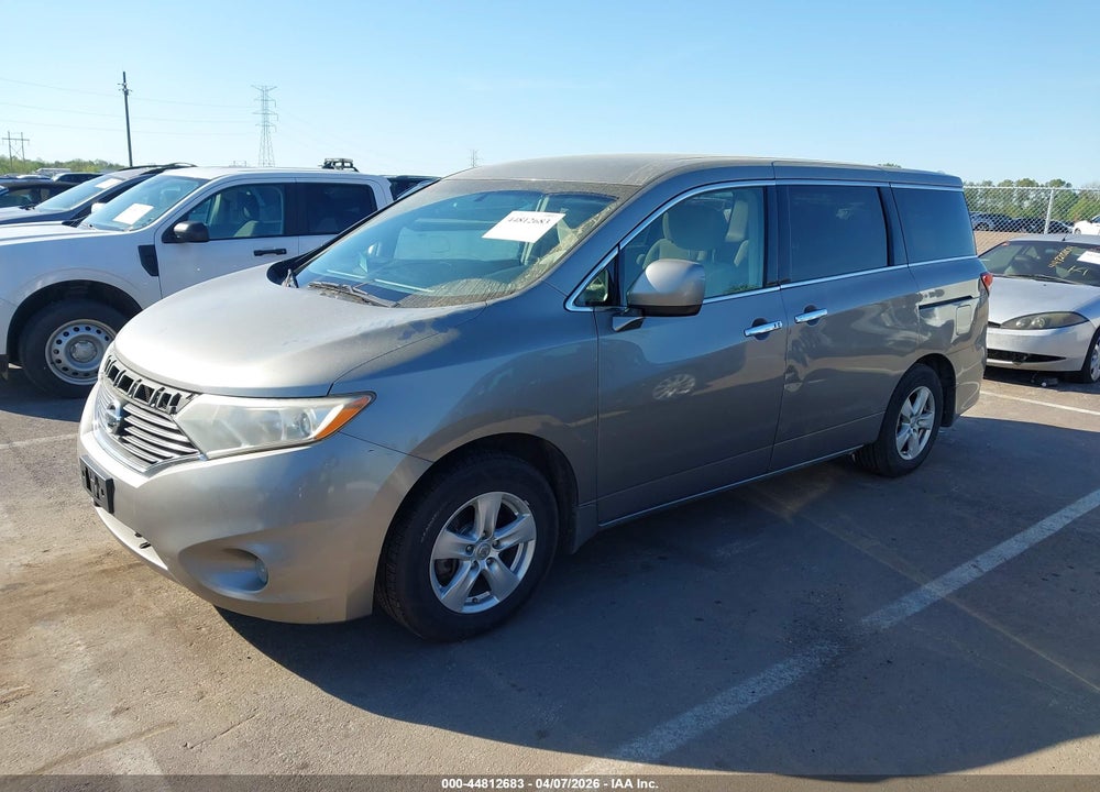 2011 NISSAN QUEST SV VIN: JN8AE2KP7B9004206