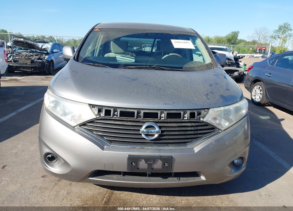 2011 NISSAN QUEST SV VIN: JN8AE2KP7B9004206