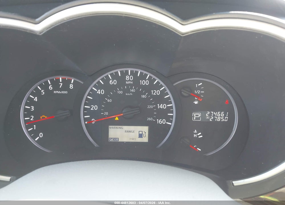 2011 NISSAN QUEST SV VIN: JN8AE2KP7B9004206