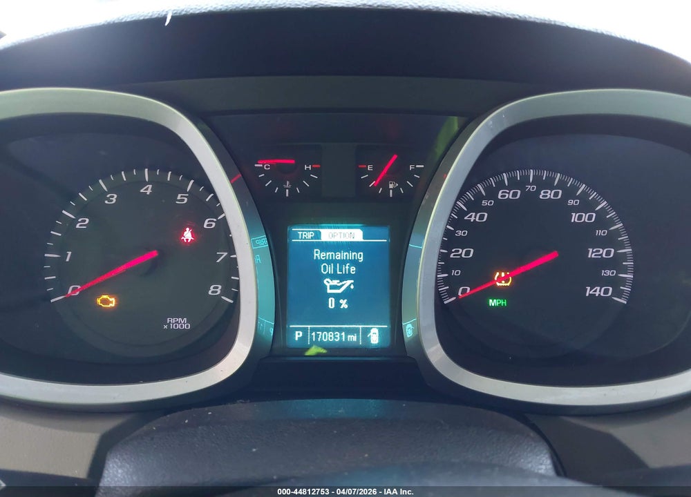 2014 CHEVROLET EQUINOX 1LT VIN: 2GNALBEK8E6152213