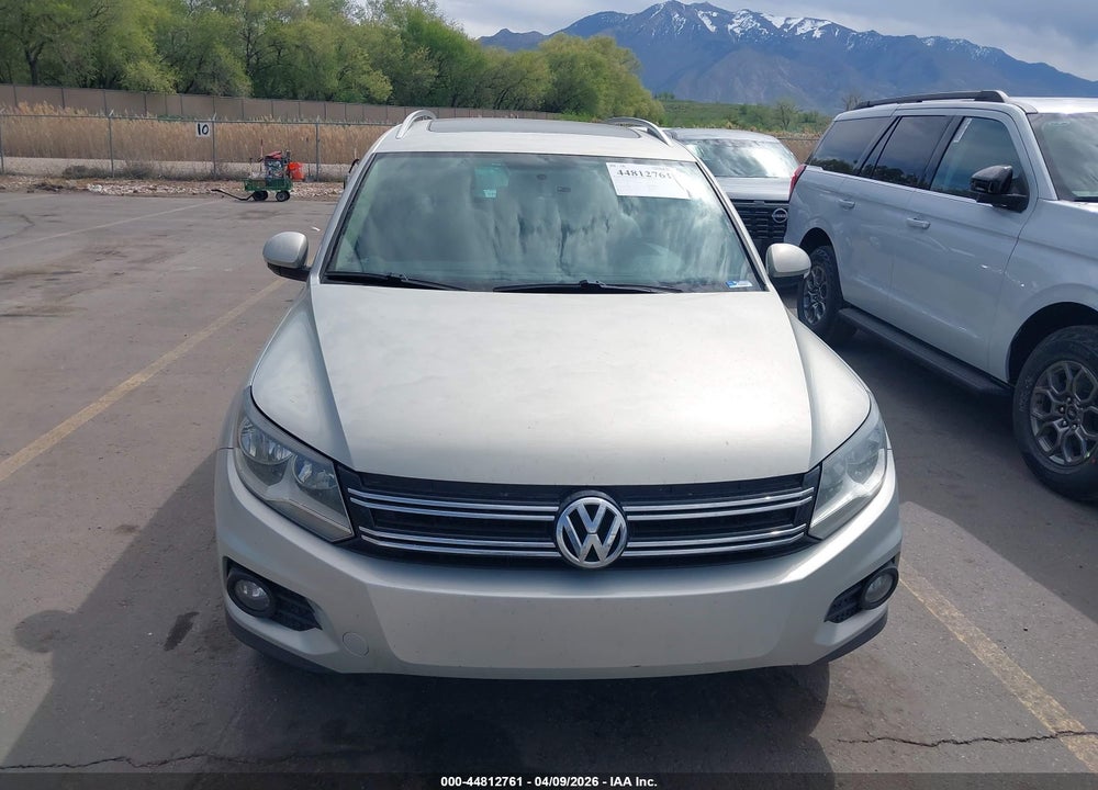 2014 VOLKSWAGEN TIGUAN SEL VIN: WVGBV3AX8EW591735