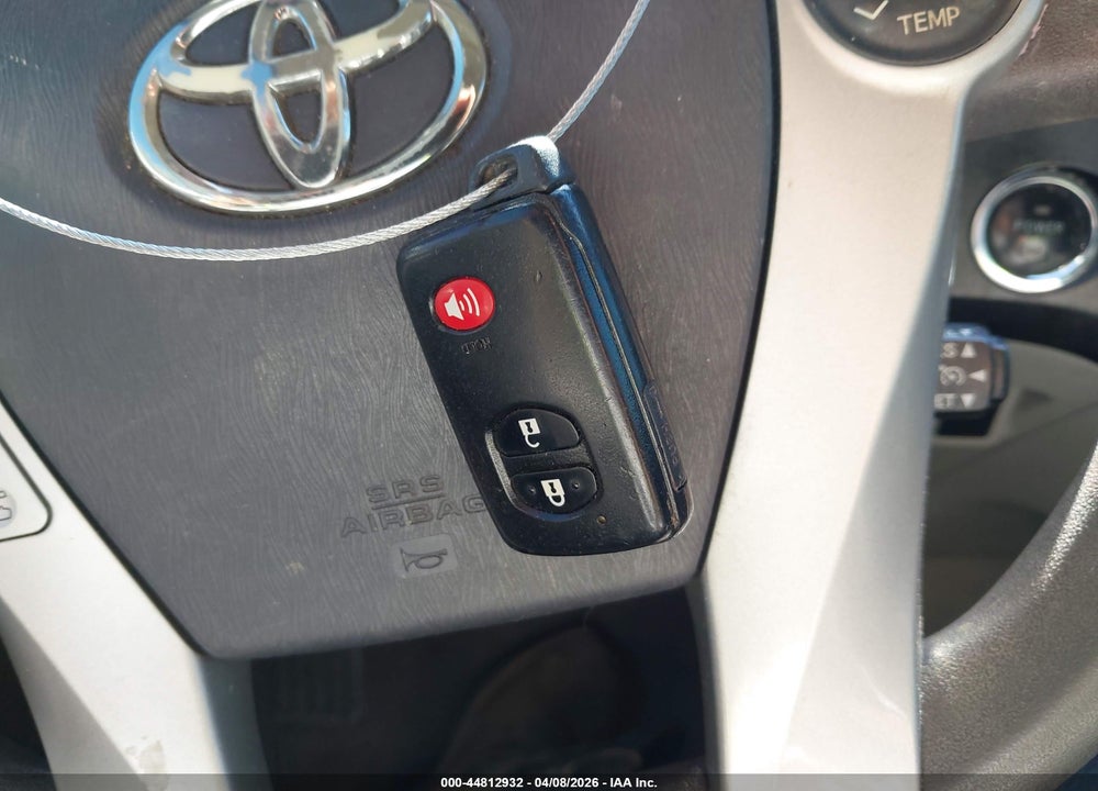 2011 TOYOTA PRIUS THREE VIN: JTDKN3DU4B0278931