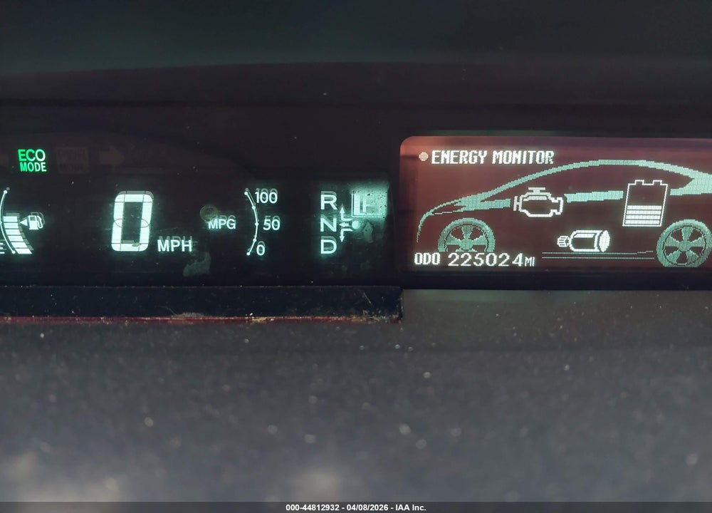 2011 TOYOTA PRIUS THREE VIN: JTDKN3DU4B0278931