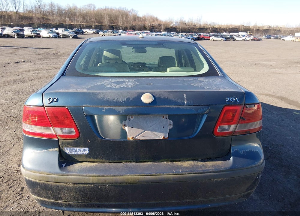 2006 SAAB 9-3 2.0T VIN: YS3FD49YX61005412