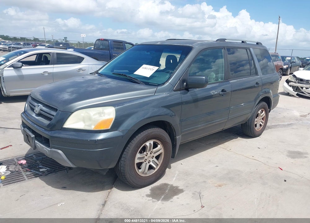 2004 HONDA PILOT EX-L VIN: 2HKYF18524H543608