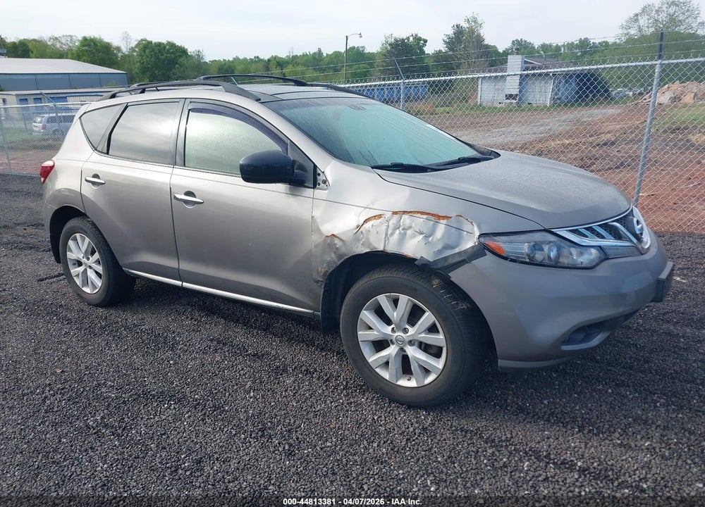 2012 NISSAN MURANO SL VIN: JN8AZ1MW0CW235244