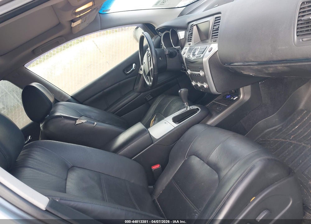 2012 NISSAN MURANO SL VIN: JN8AZ1MW0CW235244
