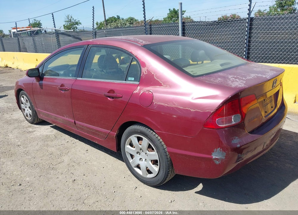 2007 HONDA CIVIC LX VIN: 2HGFA16567H513857