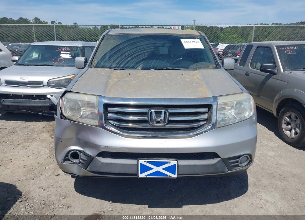 2013 HONDA PILOT EX-L VIN: 5FNYF3H55DB039824