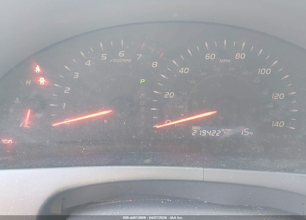 2007 TOYOTA CAMRY LE VIN: JTNBE46K973031598