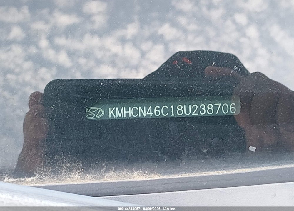 2008 HYUNDAI ACCENT GLS VIN: KMHCN46C18U238706