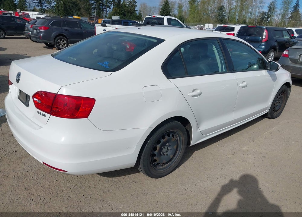 2012 VOLKSWAGEN JETTA 2.5L SE VIN: 3VWDP7AJ7CM425968