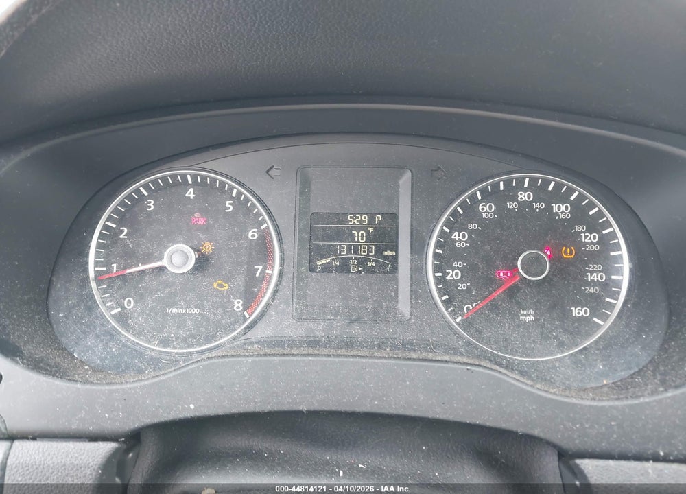2012 VOLKSWAGEN JETTA 2.5L SE VIN: 3VWDP7AJ7CM425968