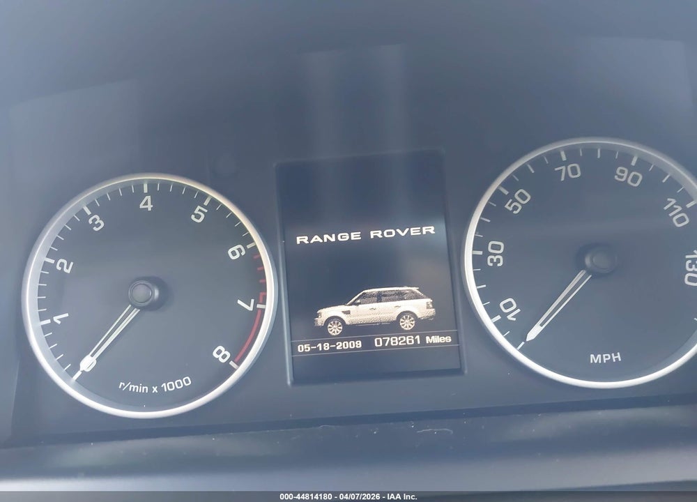 2013 LAND ROVER RANGE ROVER SPORT HSE VIN: SALSF2D42DA761878