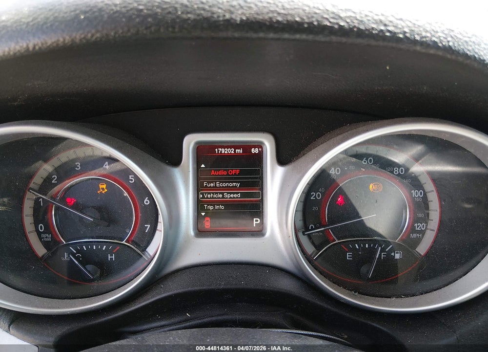 2014 DODGE JOURNEY SXT VIN: 3C4PDDBG9ET250920
