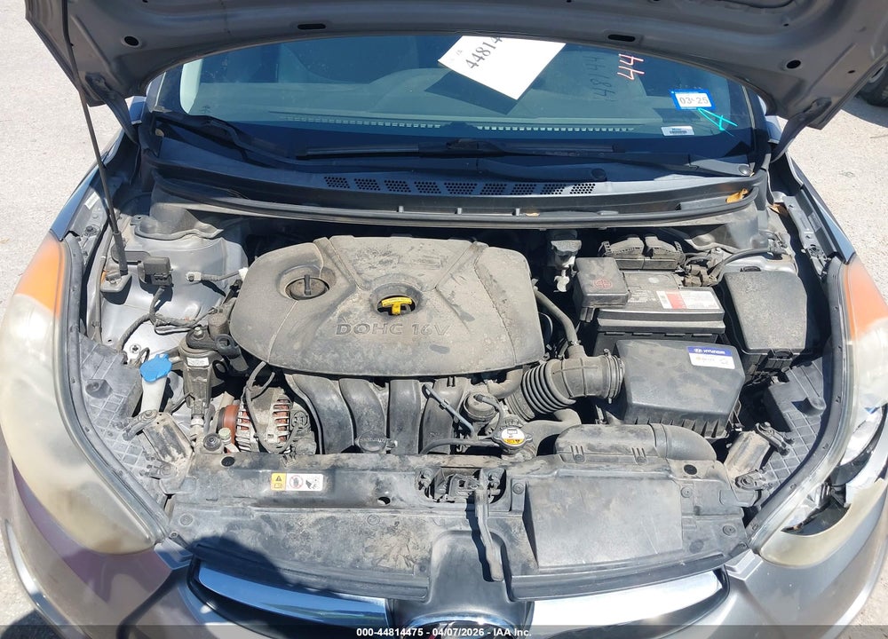 2012 HYUNDAI ELANTRA GLS (ULSAN PLANT) VIN: KMHDH4AE5CU353600