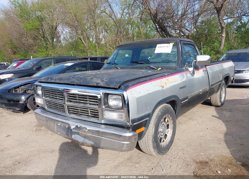 1991 DODGE D-SERIES D150 VIN: 1B7GE16Y5MS221977