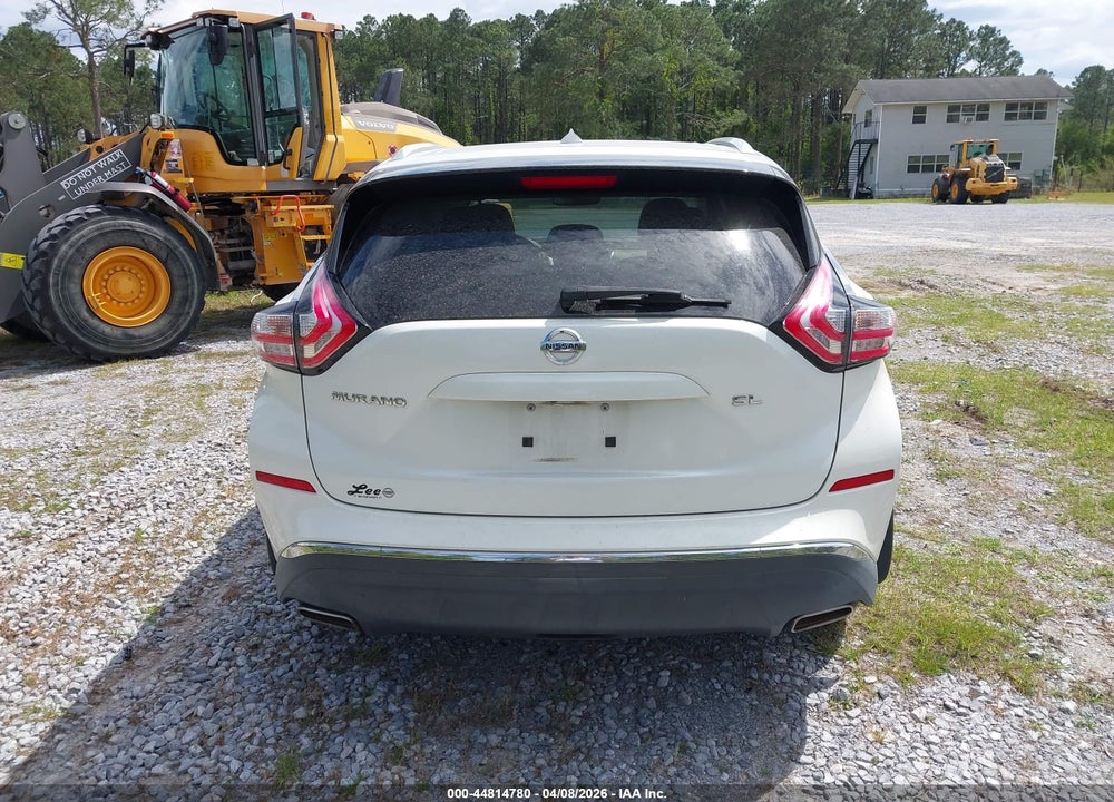 2015 NISSAN MURANO SL VIN: 5N1AZ2MG8FN265544