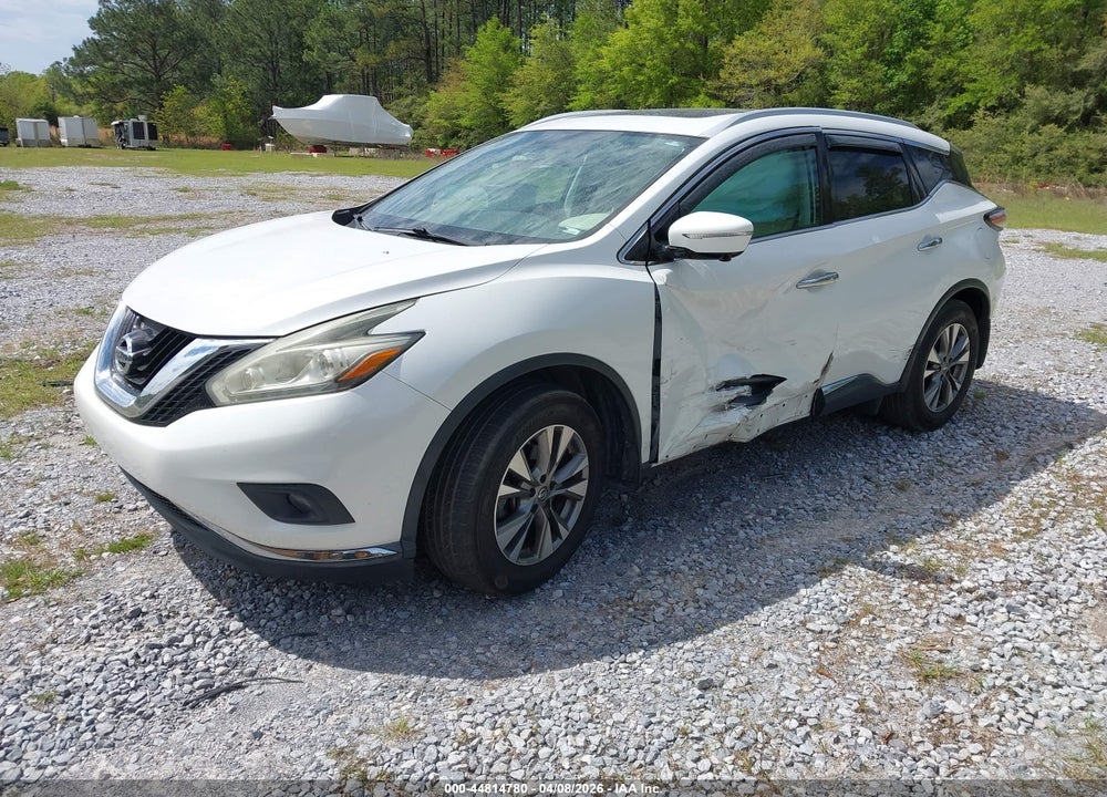 2015 NISSAN MURANO SL VIN: 5N1AZ2MG8FN265544