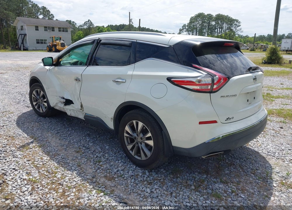 2015 NISSAN MURANO SL VIN: 5N1AZ2MG8FN265544