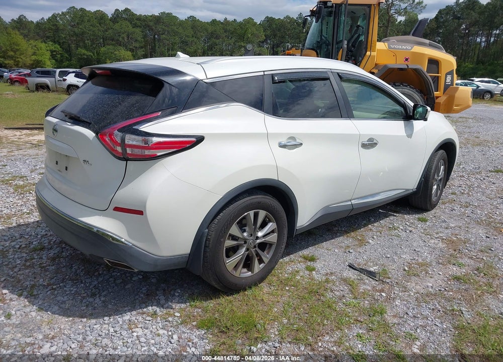 2015 NISSAN MURANO SL VIN: 5N1AZ2MG8FN265544