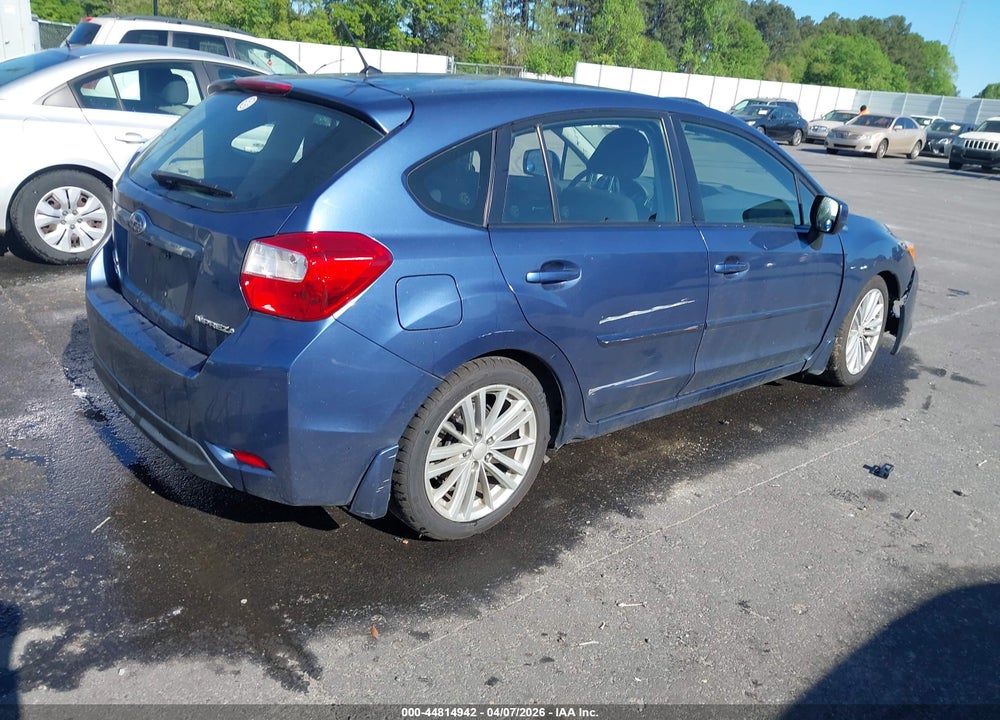 2012 SUBARU IMPREZA 2.0I PREMIUM VIN: JF1GPAD63CH228522