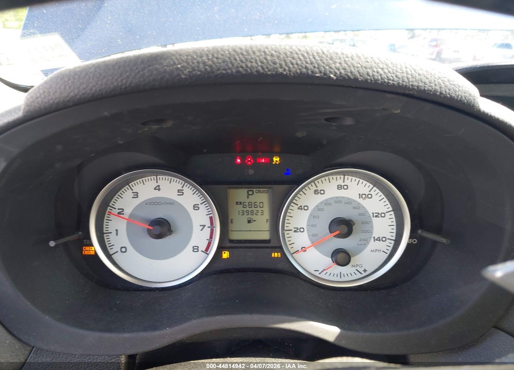 2012 SUBARU IMPREZA 2.0I PREMIUM VIN: JF1GPAD63CH228522