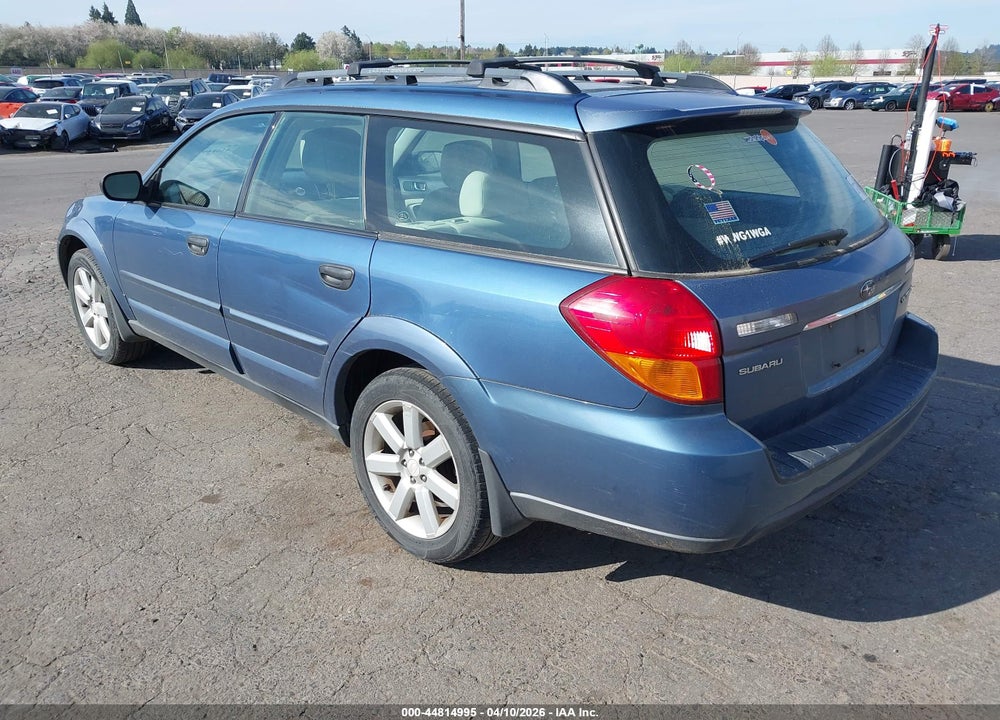 2007 SUBARU OUTBACK 2.5I VIN: 4S4BP61C777336404