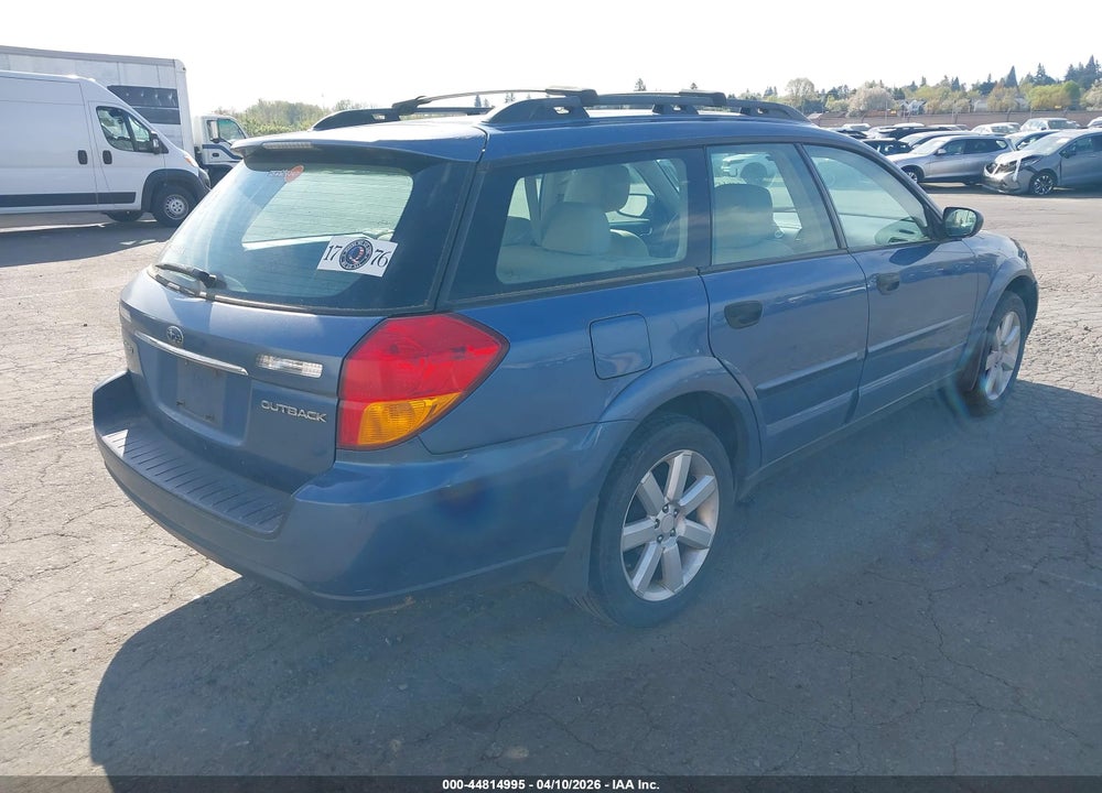 2007 SUBARU OUTBACK 2.5I VIN: 4S4BP61C777336404