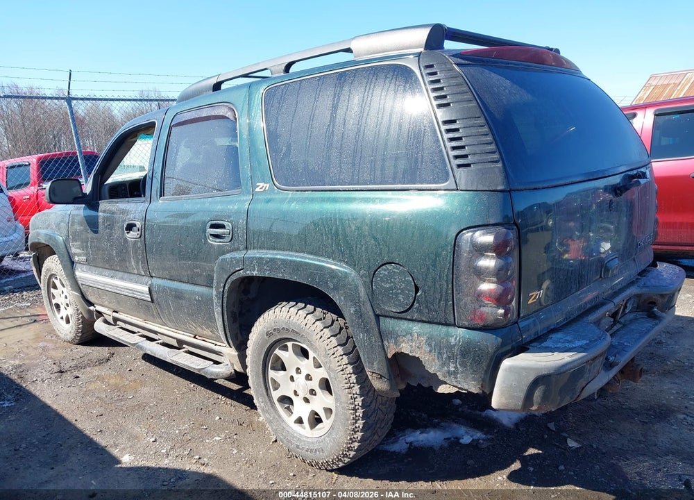 2004 CHEVROLET TAHOE Z71 VIN: 1GNEK13T14R269418