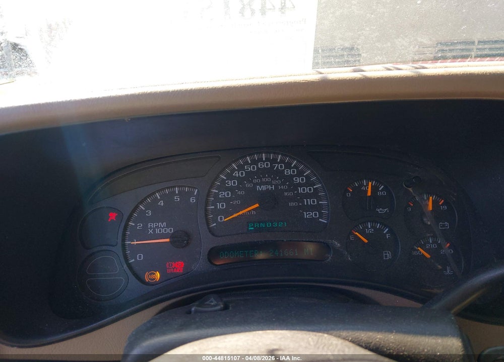 2004 CHEVROLET TAHOE Z71 VIN: 1GNEK13T14R269418