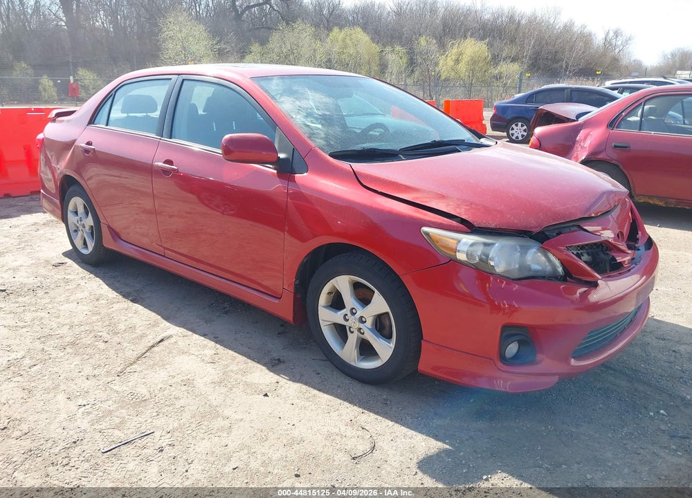 2011 TOYOTA COROLLA S VIN: 2T1BU4EE2BC709384