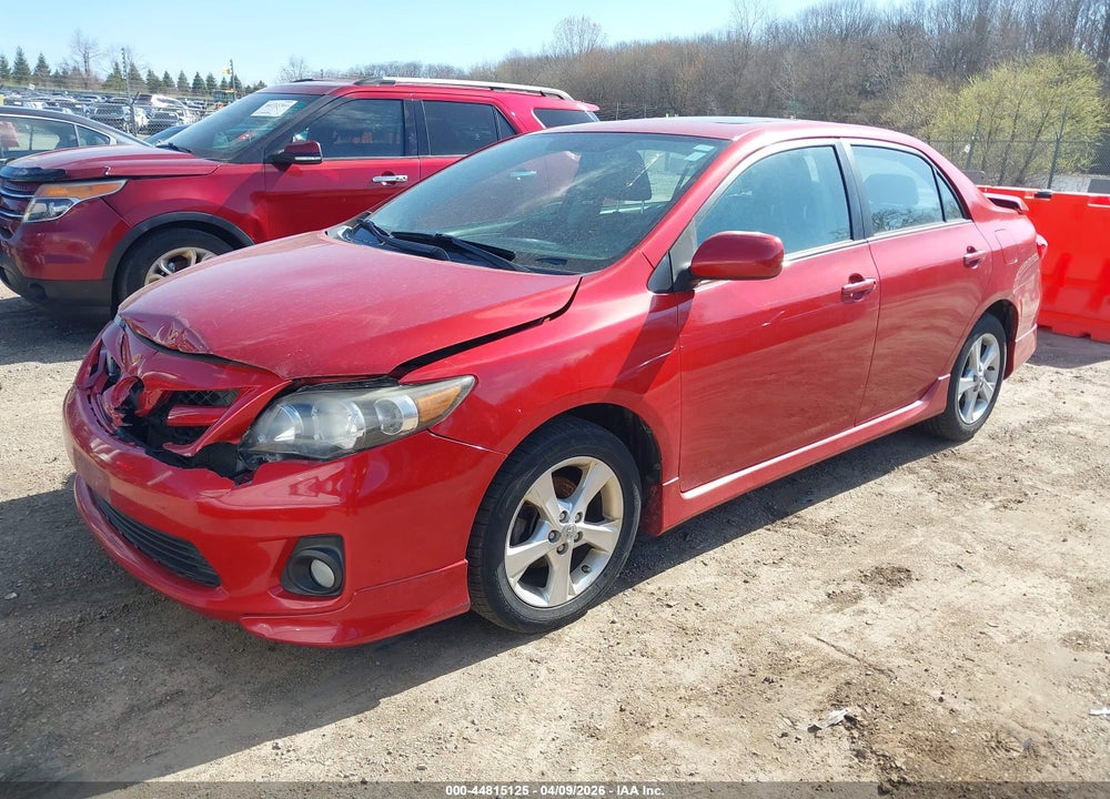 2011 TOYOTA COROLLA S VIN: 2T1BU4EE2BC709384