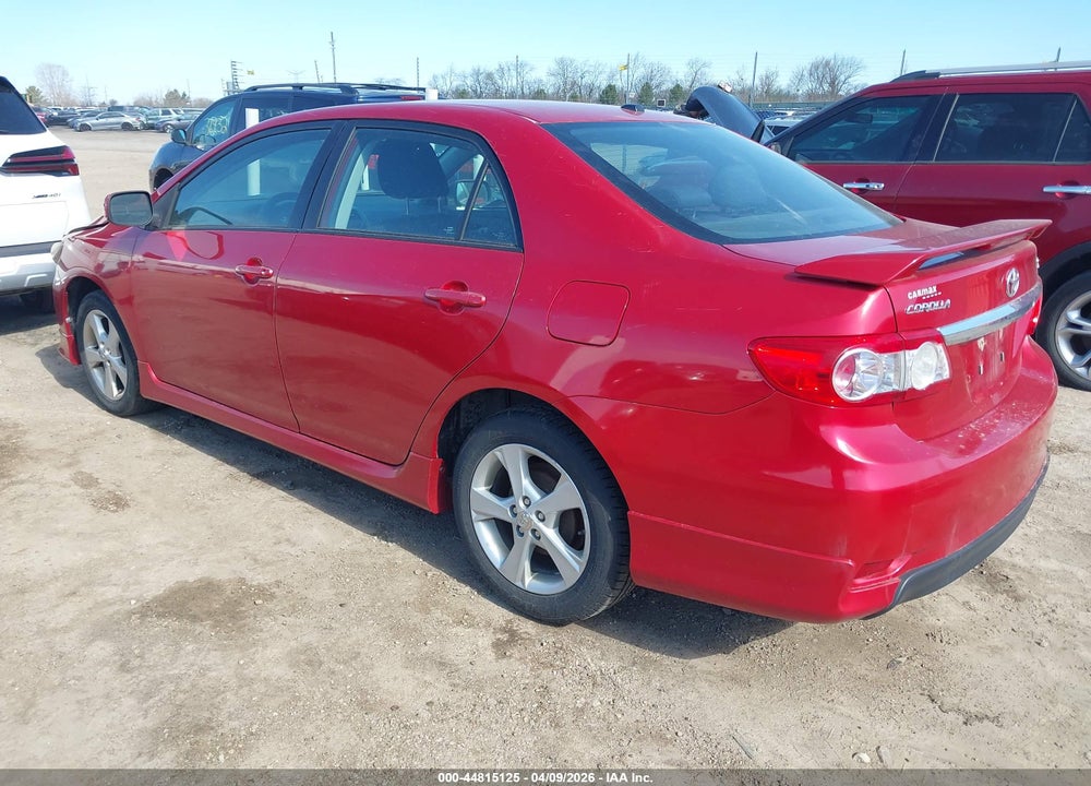2011 TOYOTA COROLLA S VIN: 2T1BU4EE2BC709384