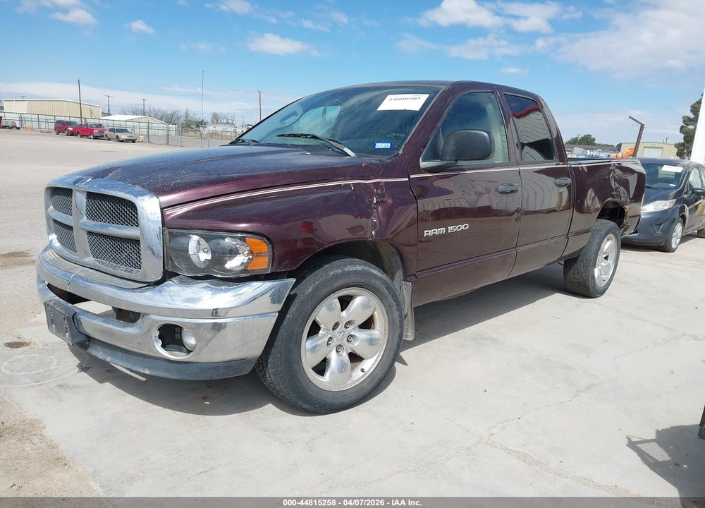 2004 DODGE RAM 1500 SLT/LARAMIE VIN: 1D7HA18N44S652075