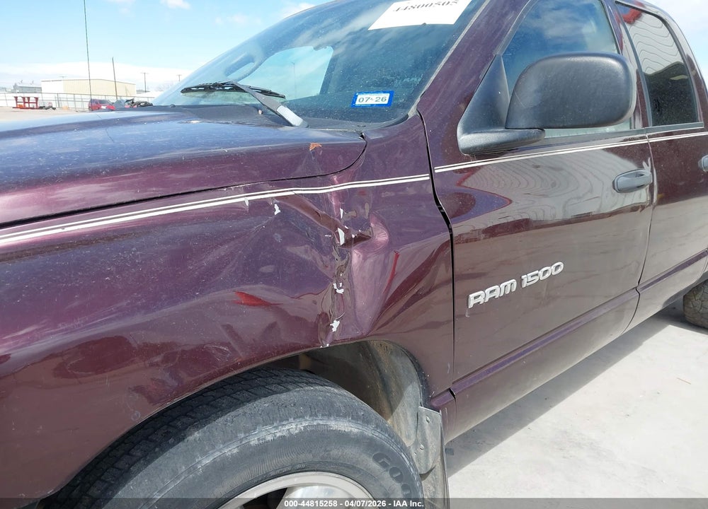 2004 DODGE RAM 1500 SLT/LARAMIE VIN: 1D7HA18N44S652075