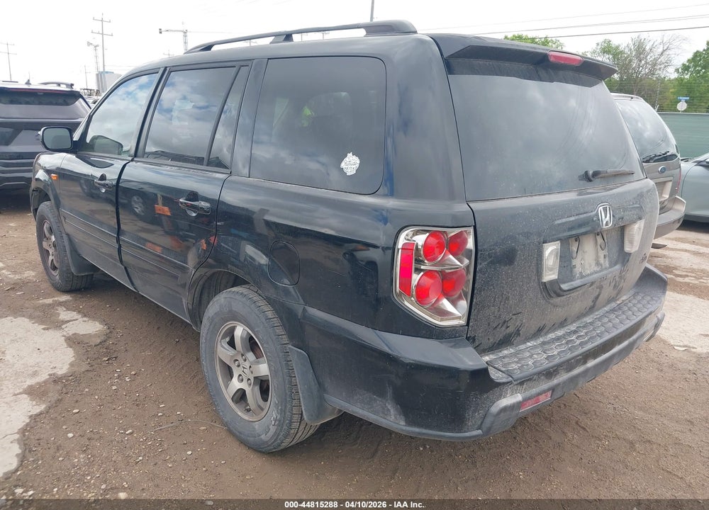 2007 HONDA PILOT EX-L VIN: 5FNYF28527B018735